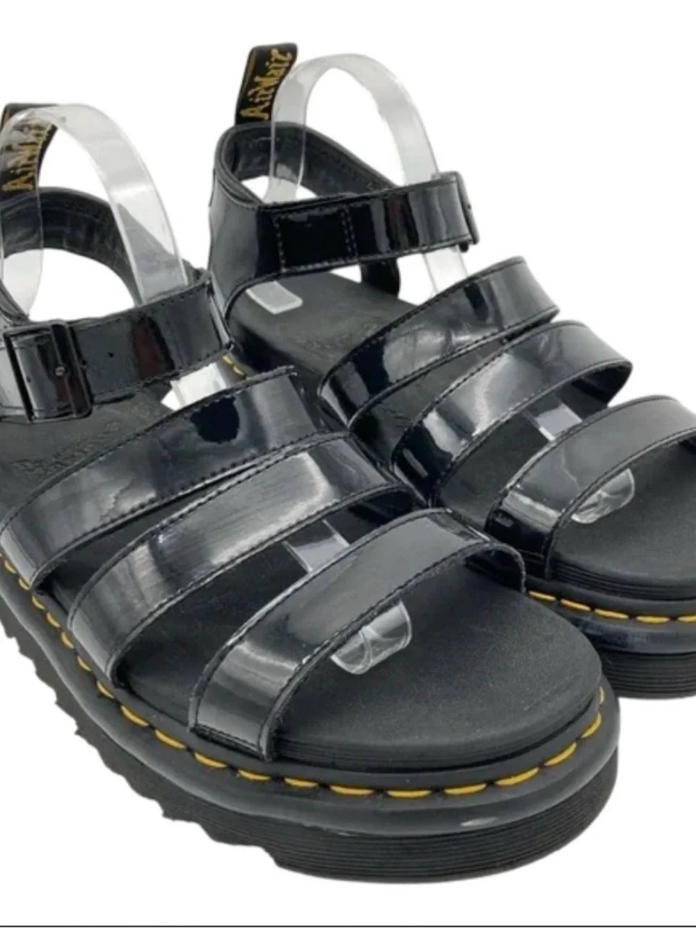 Dr. Martens Blaire Platform Black Sandals